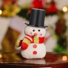 ABOOFAN 50 Pieces Clown Hat Plastic Mini Top Hat Black