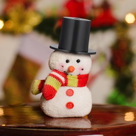 ABOOFAN 50 Pieces Clown Hat Plastic Mini Top Hat Black Caps Mini Decor Kawaii Miniature Hats Black Party Hats Snowman Hats for Crafts Delicate Miniature Hats