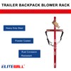 ELITEWILL Trailer Backpack Blower Holder Rack Compatible with Open Lawn
