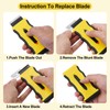 Kiemeu Oven Razor Blade Scraper Tool For Glass Stove Top