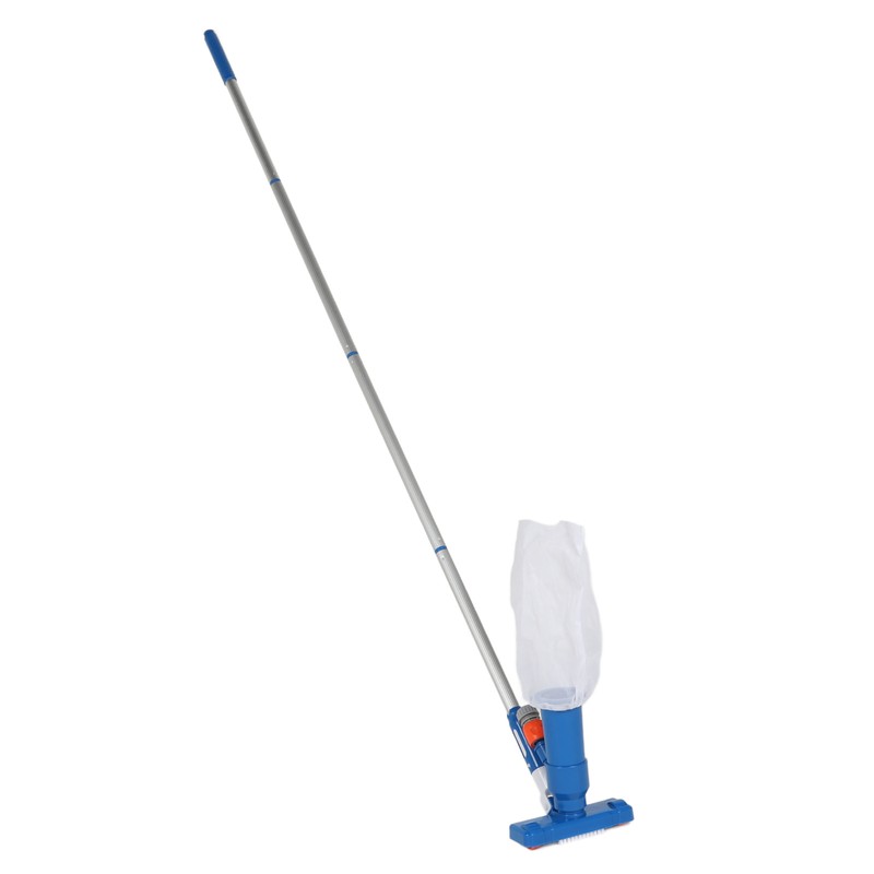 Portable Pool Vacuum Jet with 4 Section Poles Underwater Cleaner
