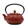 SECHUDO Cast Iron Teapot Tea Kettle with Stainless Steel Infuser