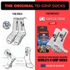 Tapedesign Men's Soccer Futsal Stockings Socks Classic, purple, Free size