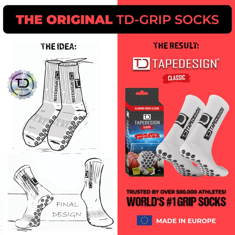 Tapedesign Men's Soccer Futsal Stockings Socks Classic, purple, Free size