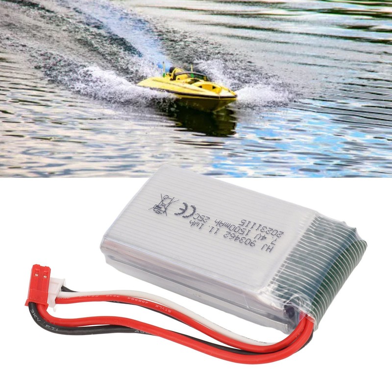 7.4V 1500mAh RC Car Lithium Battery with JST Plug 903462