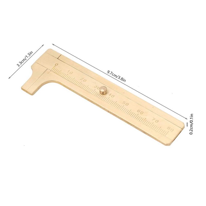 Koieam Solid Copper Vernier Caliper Digital Caliper Measuring Tool 0-80mm