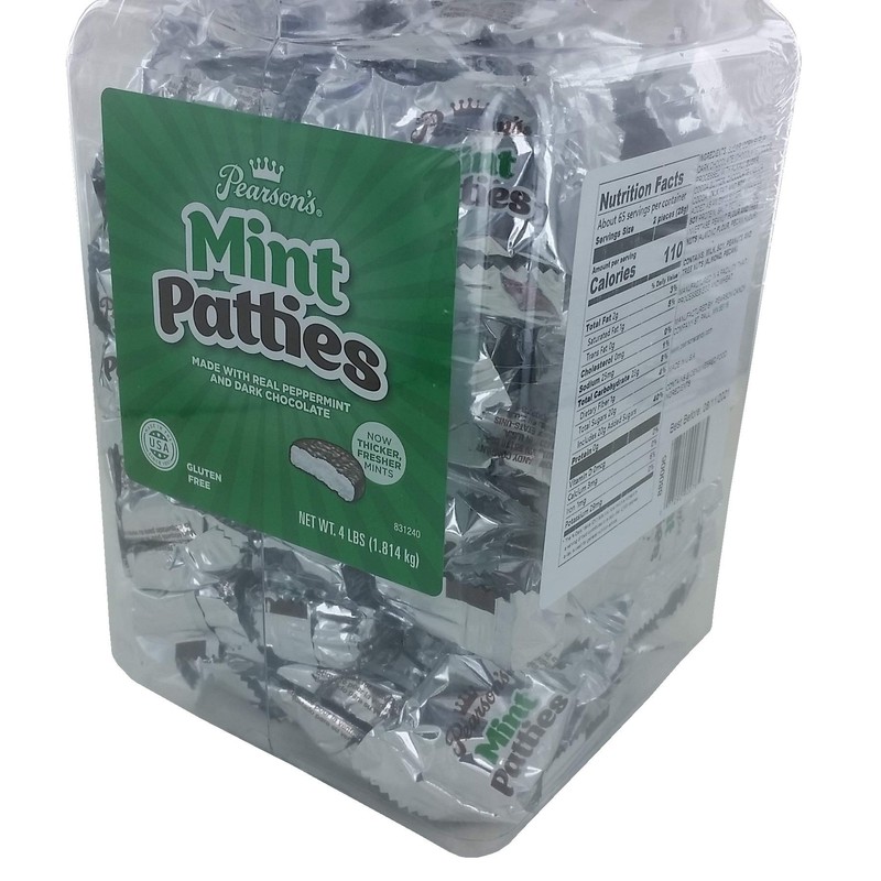 Pearson's Mint Patties | Made with Decadent Dark Chocolate and