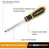 GEARWRENCH 12 Pc. Phillips/Slotted Dual Material Screwdriver Set - 80051H