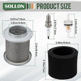 Air Filter Holder Kit with Spark Plug for Honda XR80 XR100 R CRF80 CRF100 F TRX90 Replace 17212-KJ2-003