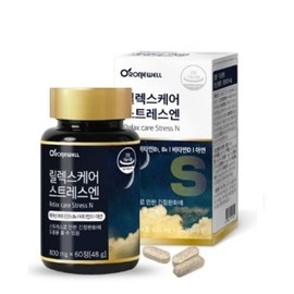 Roniwell Relax Care Stress N 60 tablets, 2 months' worth of theanine tension relief, 1 tablet a day / 로니웰 릴렉스케어 스트레스엔 60정 2개월분 테아닌 긴장완화 하루1정으로