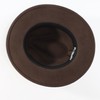 Home Prefer Mens Wool Fedora Hat with Band Classic Wide