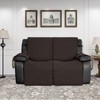 Easy-Going Waterproof Recliner Loveseat Sofa Cover with Pocket, 1-Piece Reversible