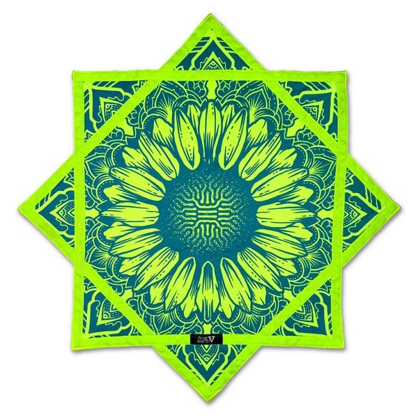 Sunflower of Life - UV - Flow Star- Flow Toy