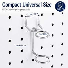 24 Pcs Silver 12 Pcs Screwdriver Organizer Tool Holders Multi-tool Holder