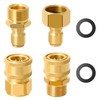 STYDDI Pressure Washer Adapter Kit, Ultimate Quick Disconnect Kit, M22-15
