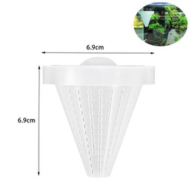 Coehaopike 10 Pcs Feeding Cup Aquarium Fish Tank Feeder Bait Container Fish Tank Food Feeder Goldfish Tank Fish Bait Ring Fish Feeder Fish Feeder Food Feeder Tray, Fish Feeder, Bait Tray, Fish Feeder,