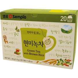 Sempio Green Tea with Brown Rice (1.5g x 20 T/B) 30g