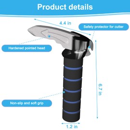 TONINT 3 in 1 Car Door Handle for Elderly,Car Handle Assist,Support Handle Multifunction Door Latch for Seniors and Handicapped