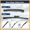 Partuto Rear Windshield Wiper Blade Arm Set for Ford Ecosport