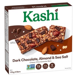 Kashi Chia Granola Chocolate Almond and Sea Salt, 5ct, 175g/6.17oz (Canadian)