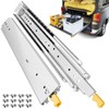 ToBeGreat Heavy Duty Drawer Slides with Lock, 1 Pair 3-Fold