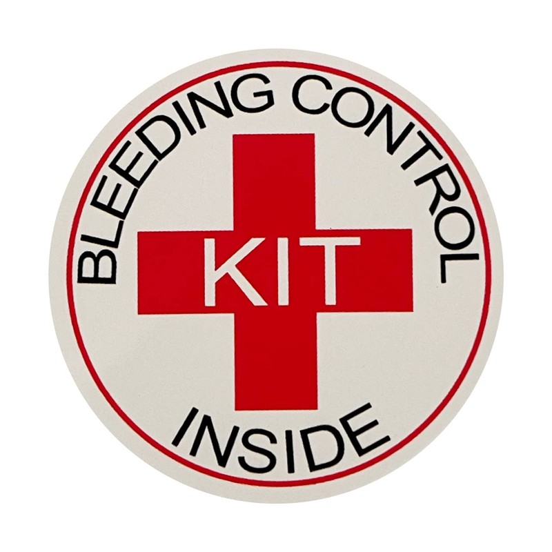 Bleeding Control Designation Stickers - 5 Pack by Rescue Essentials
