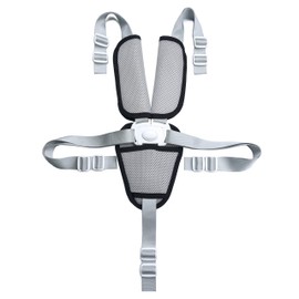 Fitzulam High Chair Security Straps, Replacement 5 Point Children Safety Harness with Shoulder Guarding Pads Convertible Straps for High Chair Pram Buggy Kid Pushchair