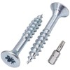 SKIR'CO Pack of 200 Galvanised Steel Wood Screws 4.5 x