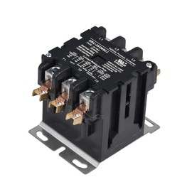 SUNLEE 60 Amp 75 RES 3 Pole 120v coil SunLee DP Contactor A2L Compliant UL Recognized & Approved for UL 60335 HVAC Contactor 42EF35AF equivalent