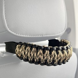 Mangos de agarre para reposacabezas para Jeep Wrangler TJ JK JL, mango de agarre en el reposacabezas, asiento trasero, asas universales para Jeep Wrangler Gladiator Tacoma Tundra F-150 Colorado (camuflaje negro y oliva)