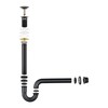 Heixutas Thickened Brass P Trap Set: 1-1/4 P Trap with