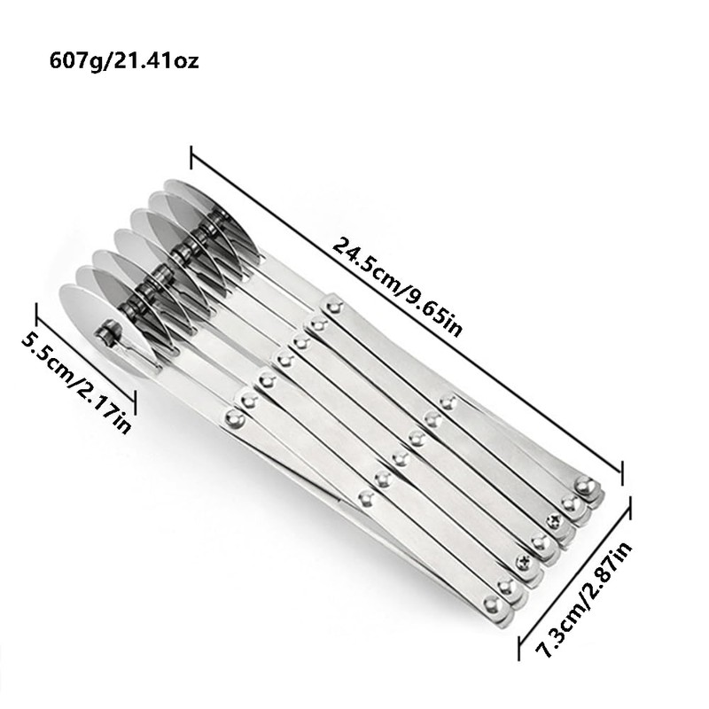 Pastry Multi-Wheel Cutter, Adjustable Pizza Slicer Multi-Round Baking Roller Dough