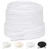 Stepace 2 Pairs (4 Pieces) Pure Cotton, Flat Laces, Length