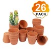 BLQH [26 Pack] 4" Terracotta Planter Pots with Drainage Hole