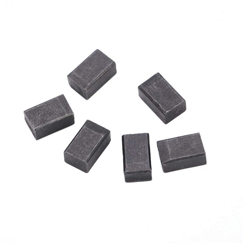 6Pcs Electric Guitar Tremolo Bridge Saddle, Clamp Locking String Insert