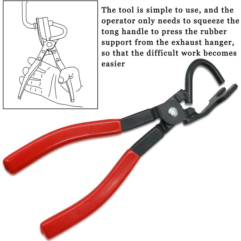 38350 Pliers Exhaust Hanger Brackets Rubber Hanger Support Removal Tool