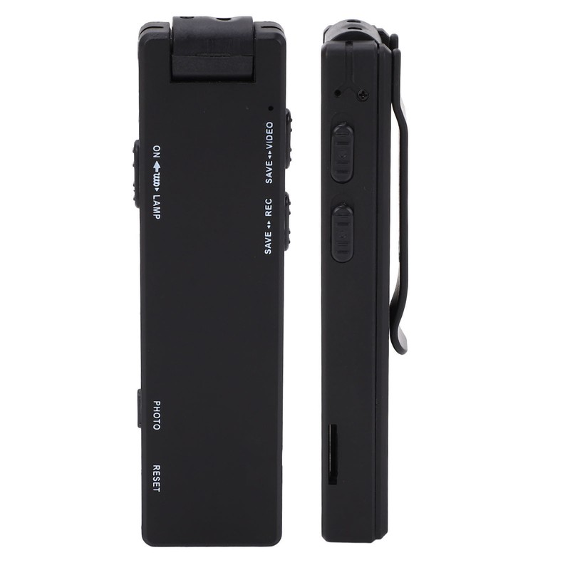 Body Mounted Camera 1080P Clip On USB Rechargeable Pocket Video
