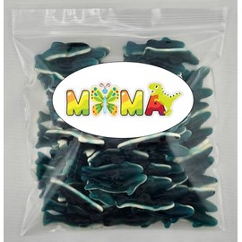 MiMa MiMa Assorted Gummy Candy - Fruity, Chewy Candy in Fun Shapes - Bulk Bag for Parties, Snacks & Gifts - Sharks 1lb