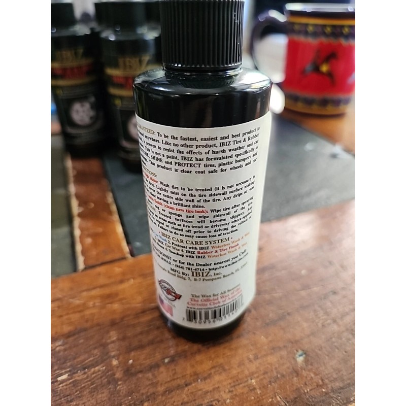 Ibiz World Class TIRE & RUBBER Finish 4 oz.