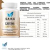 Cafeína Anhidra 200 mg Con 120 Cápsulas Saisa Herbal