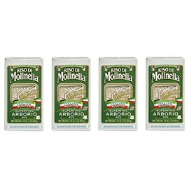 Molinella Rice Arborio, 16 oz (Four Pack)
