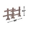 Fun Express Split Rail Fence Post Set for Party -