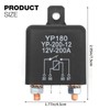 Saihisday 200A Relay, 12V Continuous Duty Relay, 4 Pin Starter
