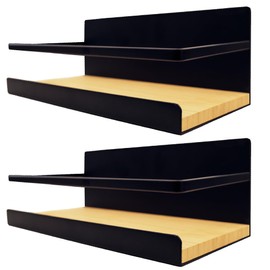 2 Pack Magnetic Spice Rack | Magnetic Shelves | Magnetic Spice Rack for Refrigerator | Magnetic Shelf | Magnetic Fridge Organizer | Magnetic Storage | Magnetic Shelf for Refrigerator | Space Saving.