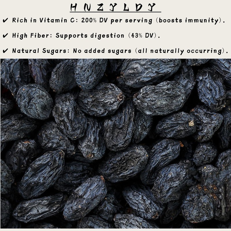 Unsweetened Dried Black Currants (14 oz) No Sugar Added, No