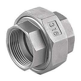 Union, 1-1/2 In, Threaded, 316 SS