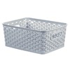 Curver My Style Small Rectangular Storage Basket 4L - Blue