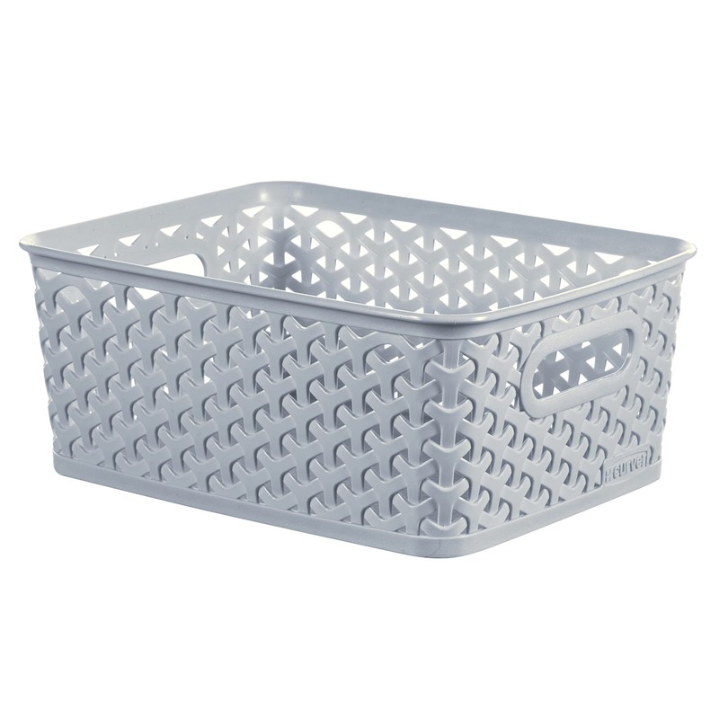 Curver My Style Small Rectangular Storage Basket 4L - Blue