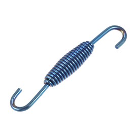 Motoforti Motorcycle Exhaust Spring 74 mm Universal Exhaust Spring Replacement for Motorcycle Scooter Stainless Steel Spring Hook Blue