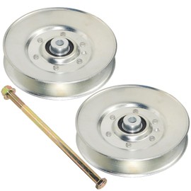 FULAIGE 2 Pack 956-3045A V Idler Pulley Replaces MTD 756-3045, 956-3045, 756-04522, 02005079 for Cub Cadet 4814R, 5416R, GT2000, GT2042, GT2050, GT2100, GT2148, GT2186, GT2542, GT2544, GT2550 Tractor